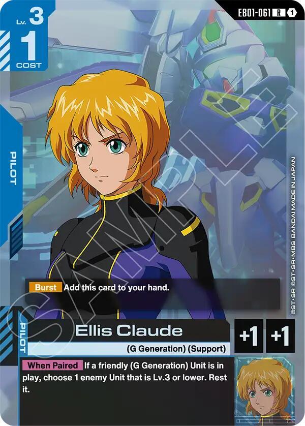Ellis Claude EB01-061 card from Eternal Nexus