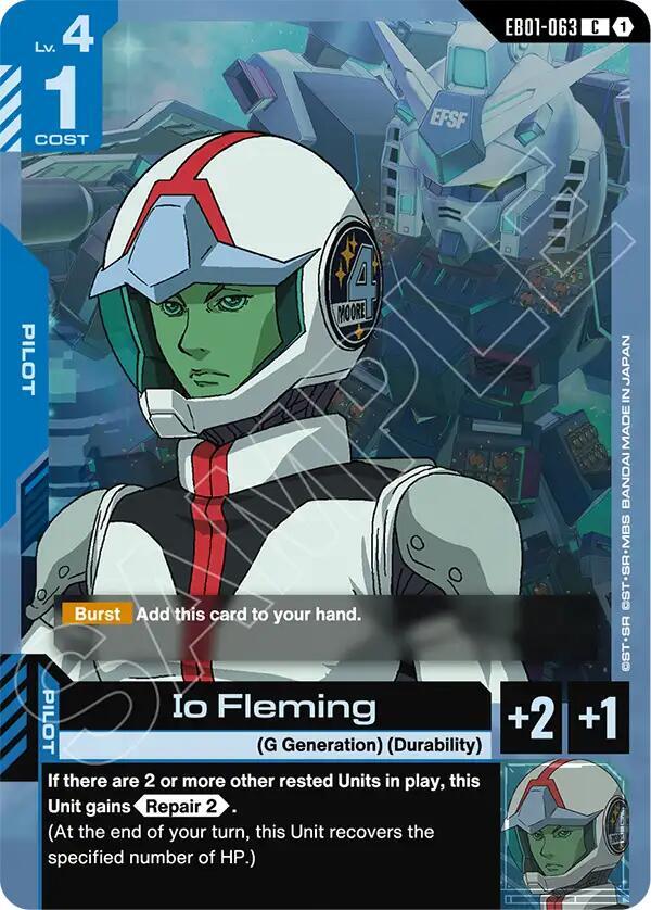 Io Fleming EB01-063 card from Eternal Nexus