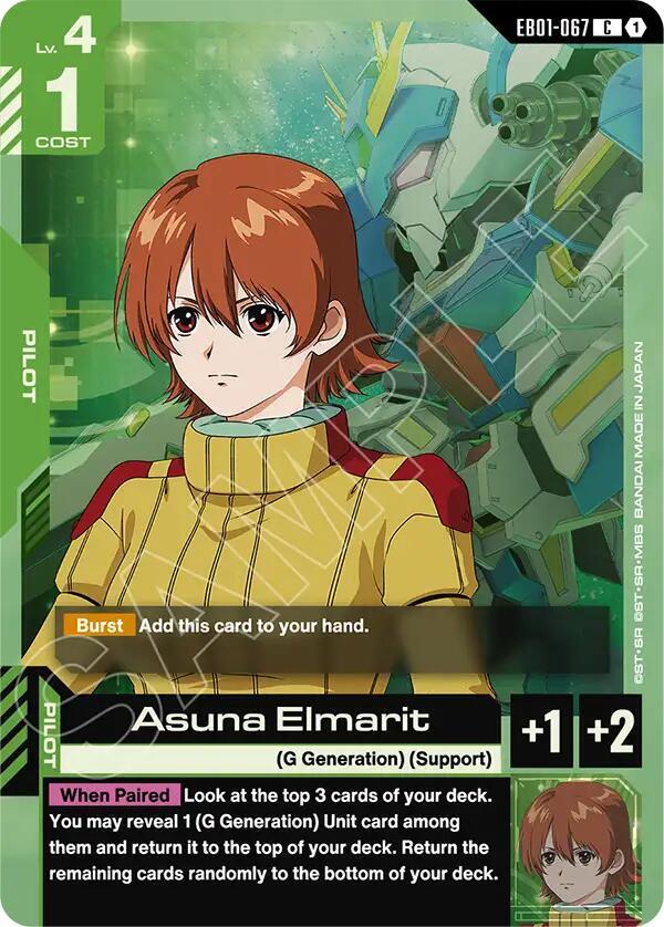 Asuna Elmarit EB01-067 card from Eternal Nexus