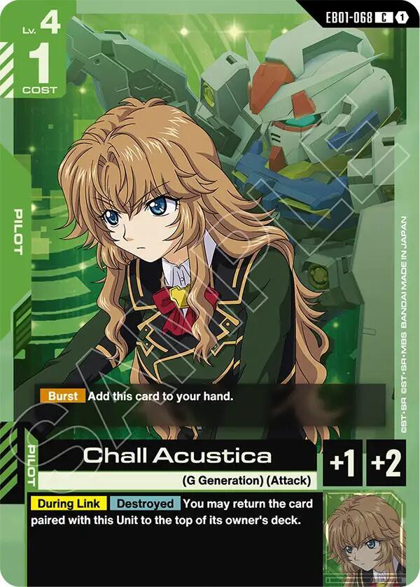 Chall Acustica EB01-068 card from Eternal Nexus