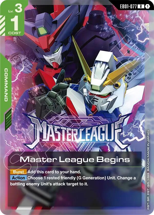 Master League Begins EB01-077 card from Eternal Nexus