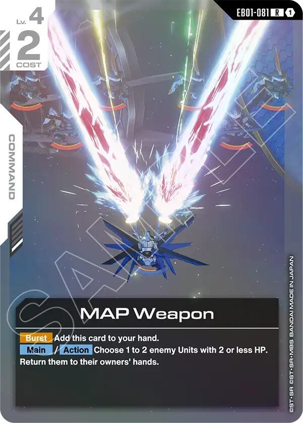 MAP Weapon EB01-081 card from Eternal Nexus