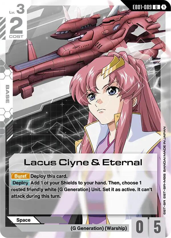 Lacus Clyne & Eternal EB01-089 card from Eternal Nexus