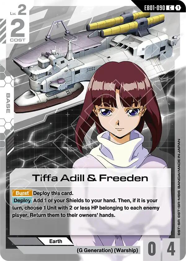Tiffa Adill & Freeden EB01-090 card from Eternal Nexus