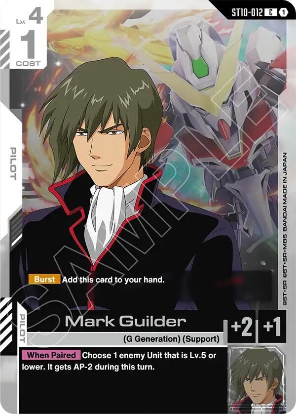 Mark Guilder ST10-012 card from Starter Deck 10: Generation Pulse