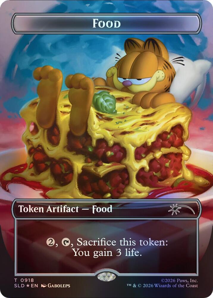Food Token 918 card from Secret Lair Drop Series