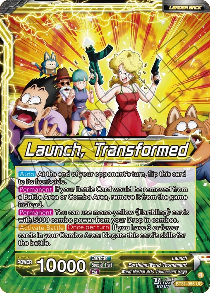 Launch // Launch, Transformed BT31-055 card from Impact Beyond Dimensions