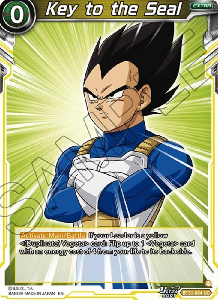 Key to the Seal BT31-084 card from Impact Beyond Dimensions