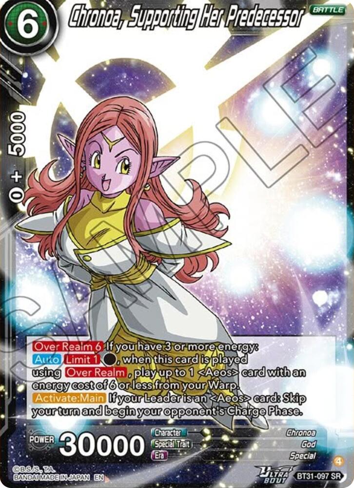 Chronoa, Supporting Her Predecessor BT31-097 card from Impact Beyond Dimensions