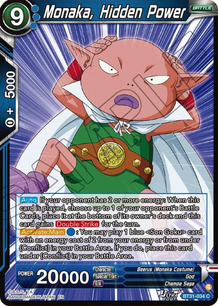 Monaka, Hidden Power BT31-034 card from Impact Beyond Dimensions
