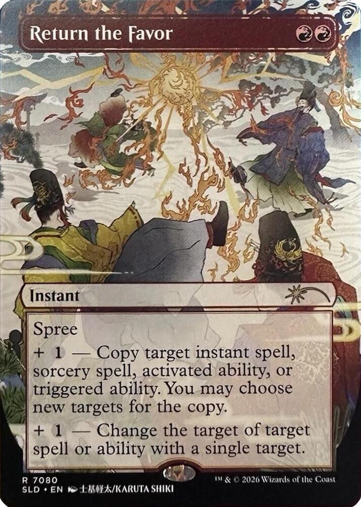 Return the Favor 7080 card from Secret Lair Drop Series