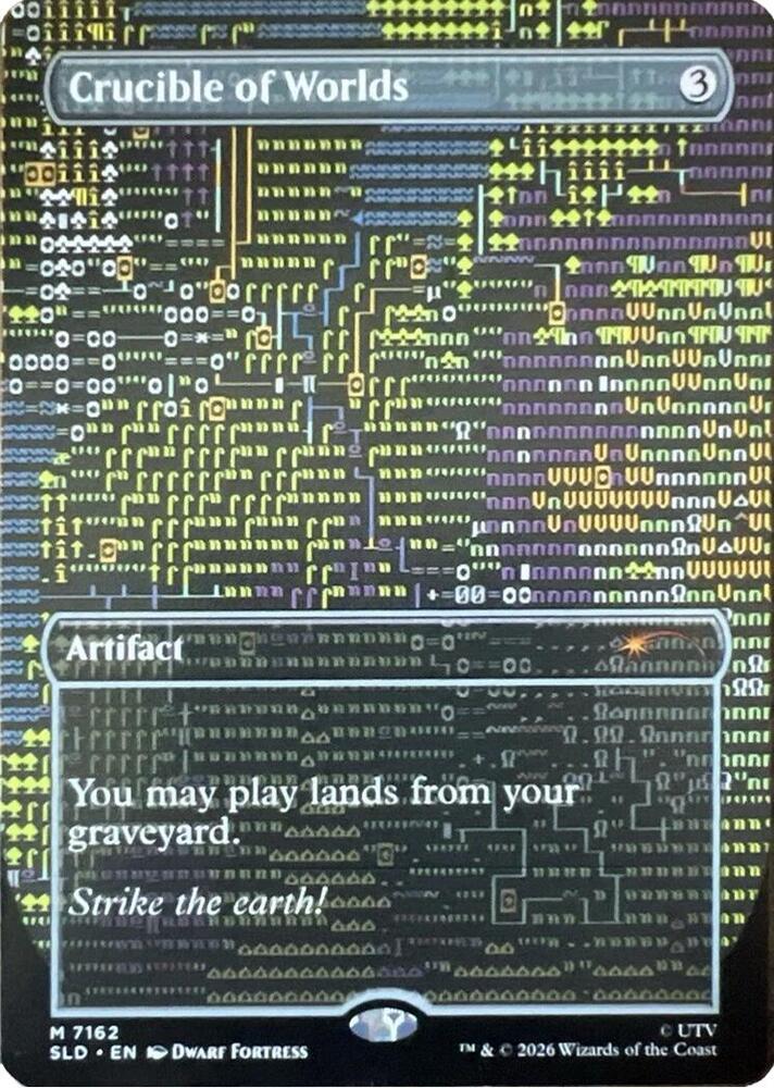 Crucible of Worlds 7162 card from Secret Lair Drop Series