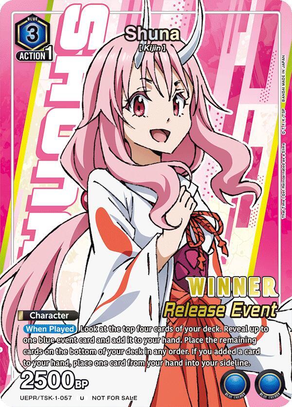Shuna (Release Event Winner) UEPR/TSK-1-057 card from UE20BT: That Time I Got Reincarnated as a Slime Release Event Cards