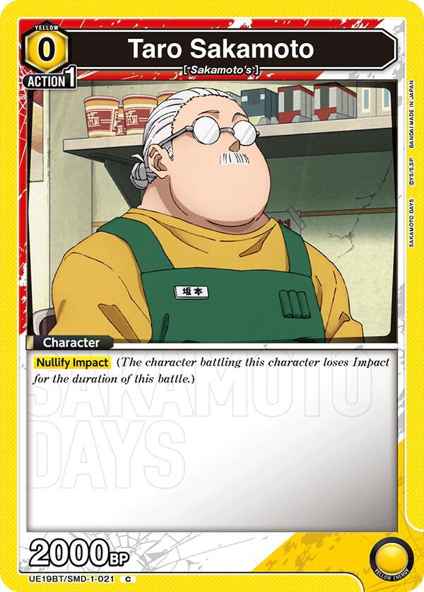 Taro Sakamoto (Box Topper Foil) UE19BT/SMD-1-021 card from UE19BT: SAKAMOTO DAYS