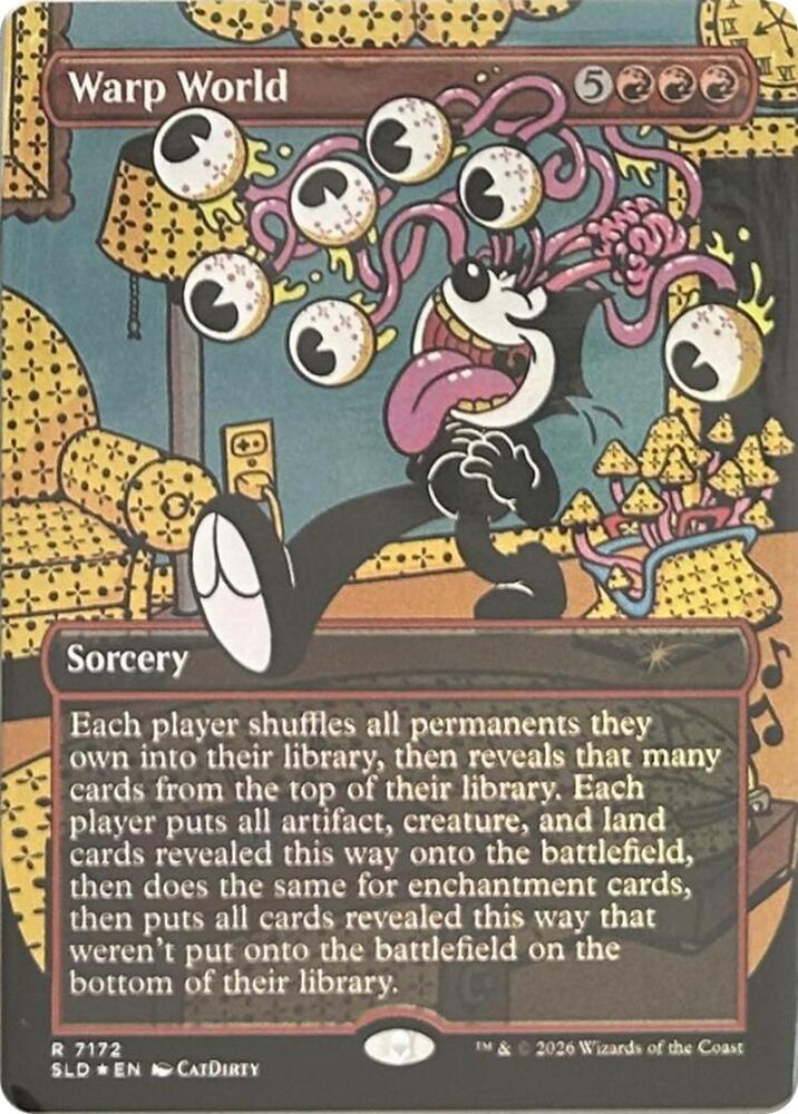 Warp World 7172 card from Secret Lair Drop Series