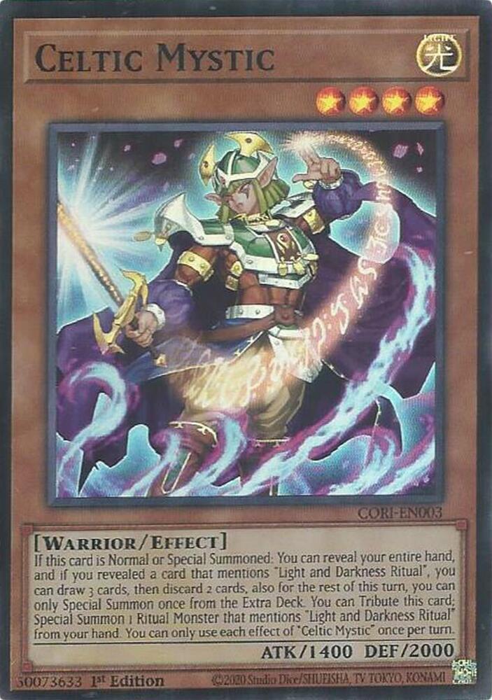 Celtic Mystic CORI-EN003 card from Chaos Origins