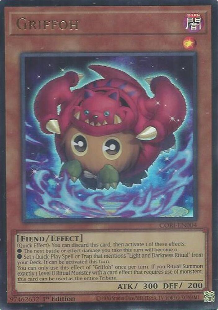 Griffoh CORI-EN004 card from Chaos Origins