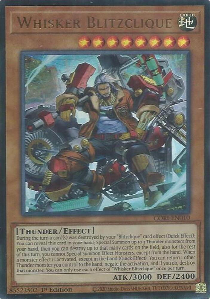 Whisker Blitzclique CORI-EN010 card from Chaos Origins
