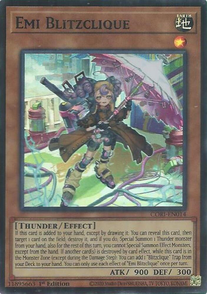 Emi Blitzclique CORI-EN014 card from Chaos Origins
