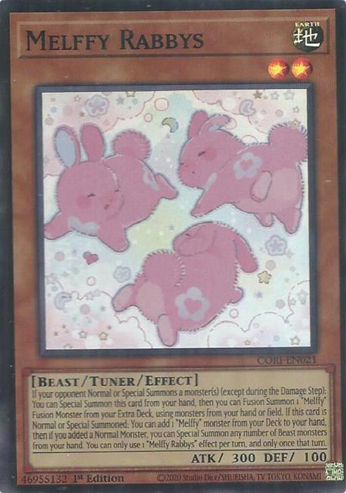 Melffy Rabbys CORI-EN021 card from Chaos Origins
