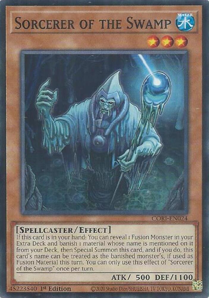 Sorcerer of the Swamp CORI-EN024 card from Chaos Origins