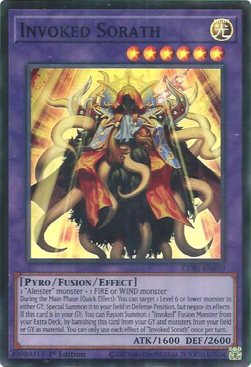 Invoked Sorath CORI-EN030 card from Chaos Origins