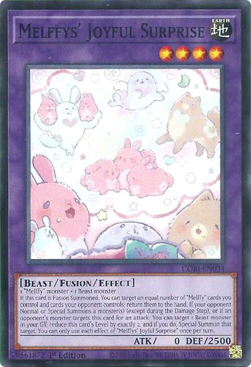 Melffys' Joyful Surprise CORI-EN034 card from Chaos Origins