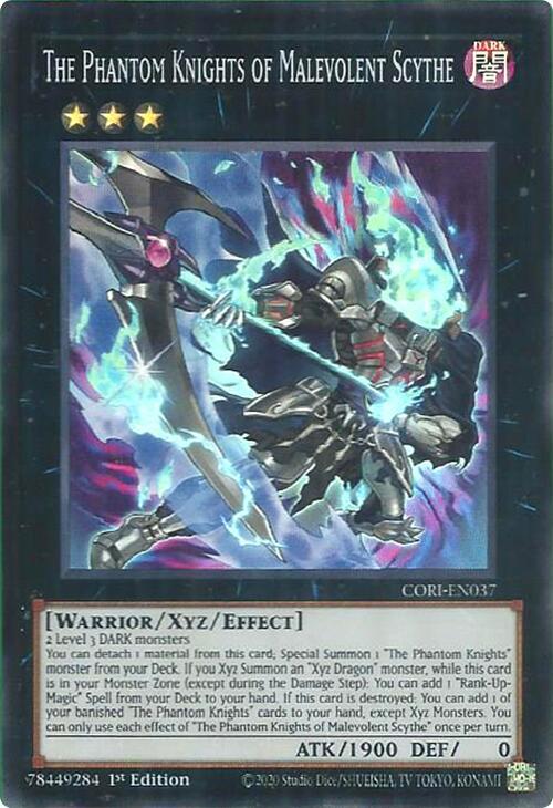 The Phantom Knights of Malevolent Scythe CORI-EN037 card from Chaos Origins