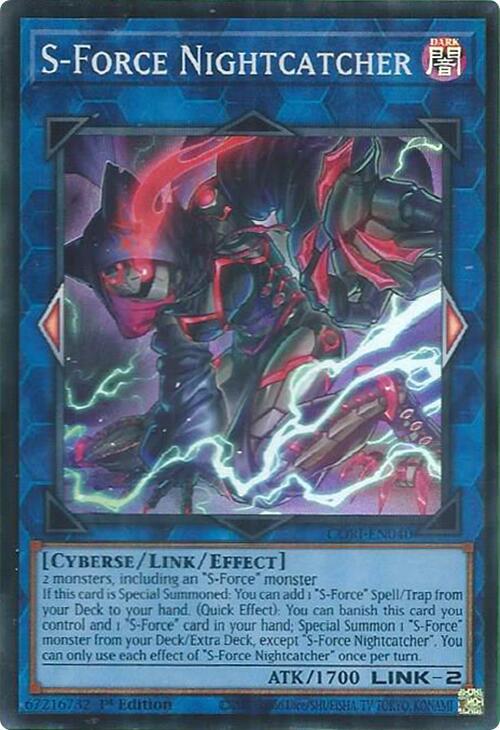 S-Force Nightcatcher CORI-EN040 card from Chaos Origins