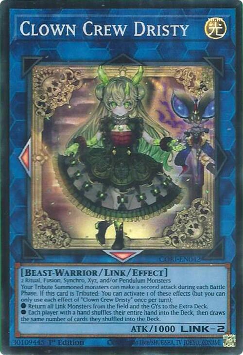 Clown Crew Dristy CORI-EN042 card from Chaos Origins