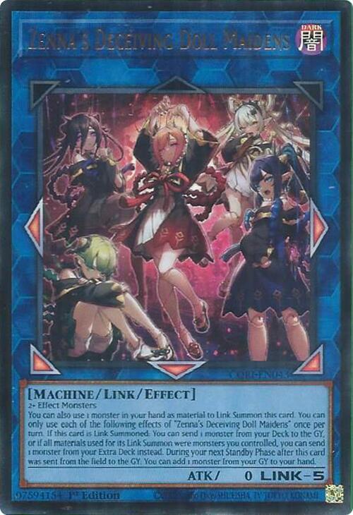 Zenna's Deceiving Doll Maidens CORI-EN043 card from Chaos Origins