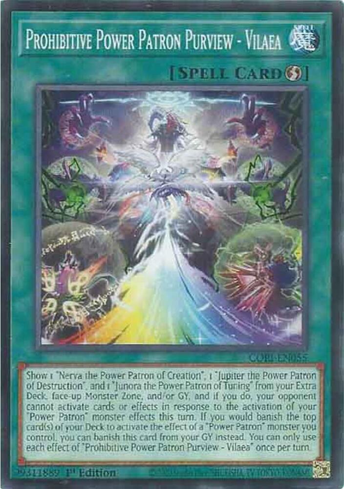 Prohibitive Power Patron Purview - Vilaea CORI-EN055 card from Chaos Origins