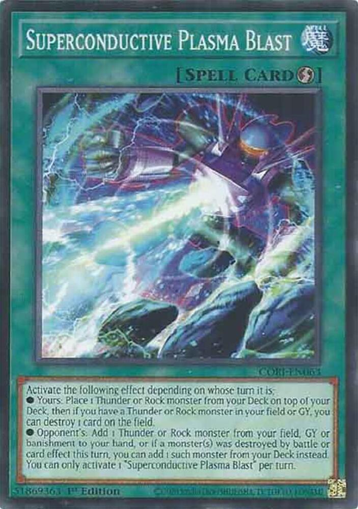 Superconductive Plasma Blast CORI-EN063 card from Chaos Origins