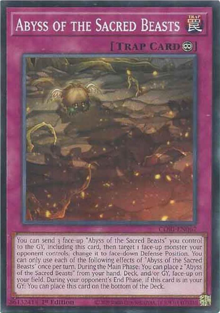 Abyss of the Sacred Beasts CORI-EN067 card from Chaos Origins