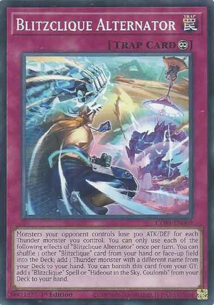 Blitzclique Alternator CORI-EN069 card from Chaos Origins