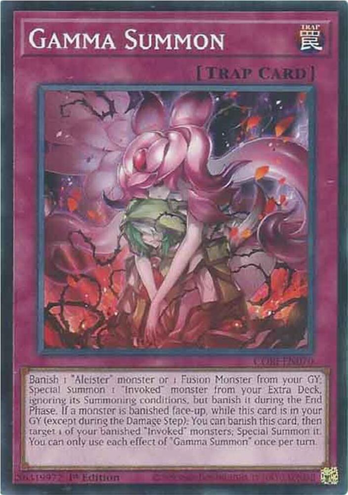 Gamma Summon CORI-EN070 card from Chaos Origins