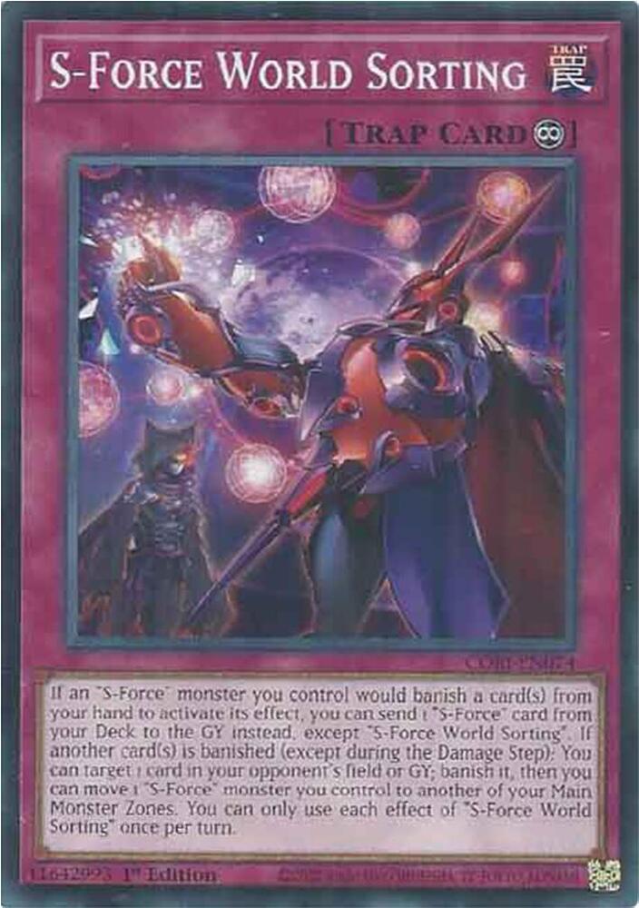 S-Force World Sorting CORI-EN074 card from Chaos Origins