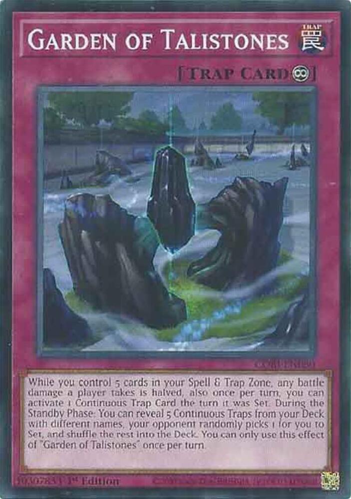 Garden of Talistones CORI-EN080 card from Chaos Origins