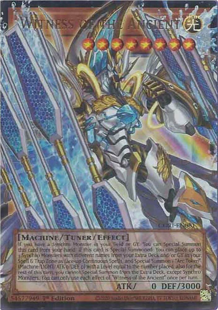 Witness of the Ancient (Extended Art) CORI-EN081 card from Chaos Origins