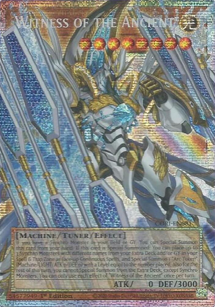 Witness of the Ancient (Starlight Rare) (Extended Art) CORI-EN081 card from Chaos Origins
