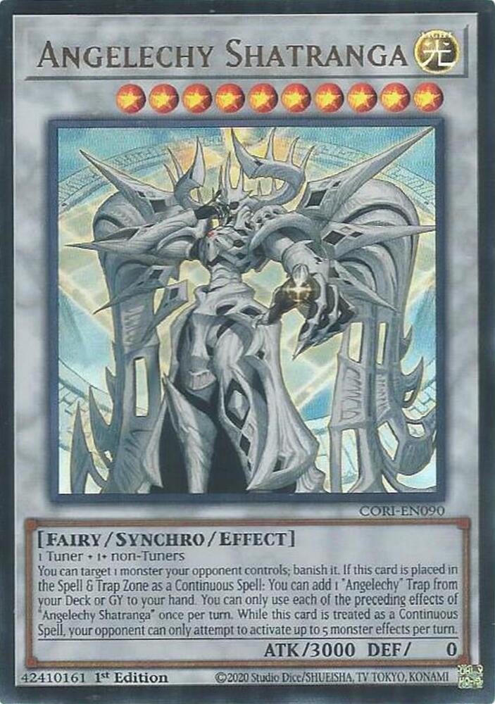 Angelechy Shatranga CORI-EN090 card from Chaos Origins