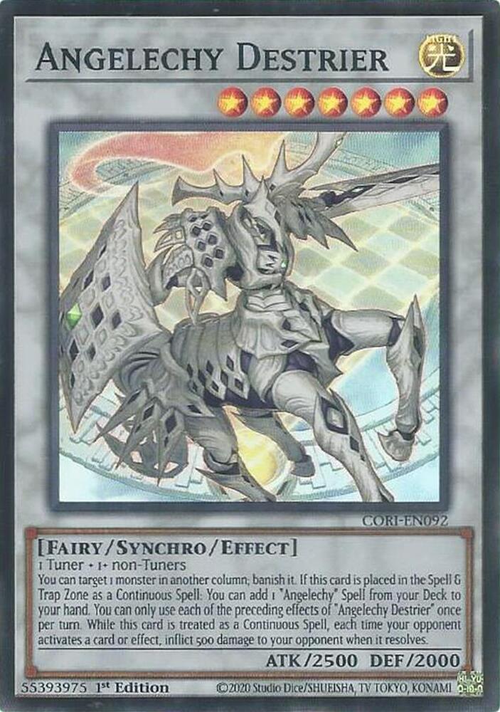 Angelechy Destrier CORI-EN092 card from Chaos Origins