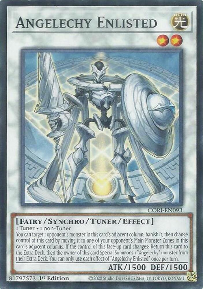 Angelechy Enlisted CORI-EN093 card from Chaos Origins