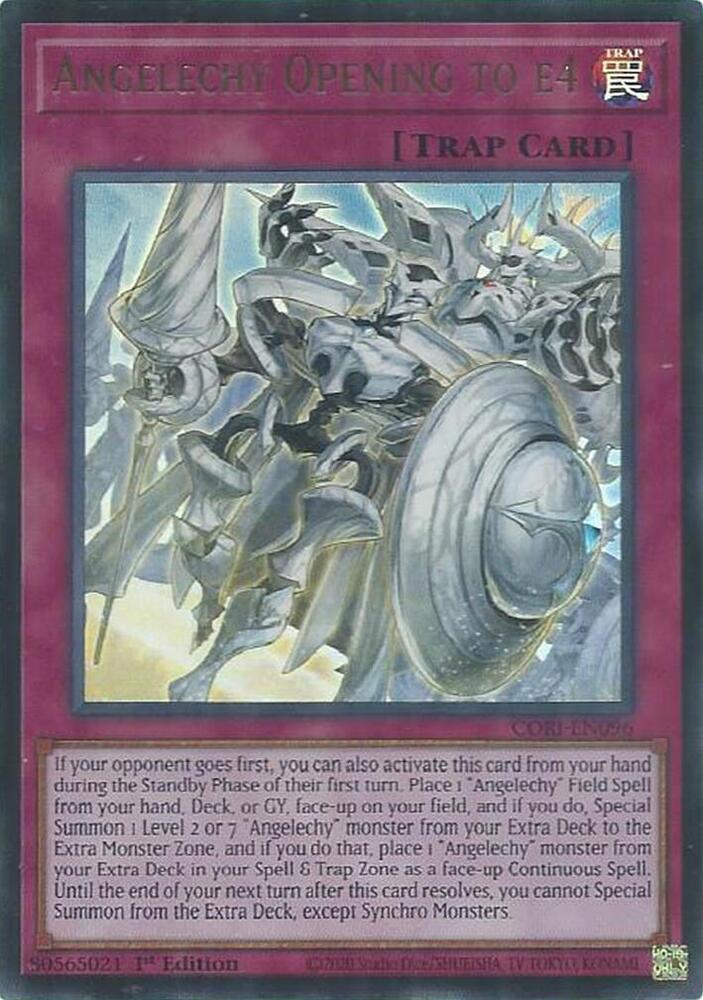 Angelechy Opening to e4 CORI-EN096 card from Chaos Origins