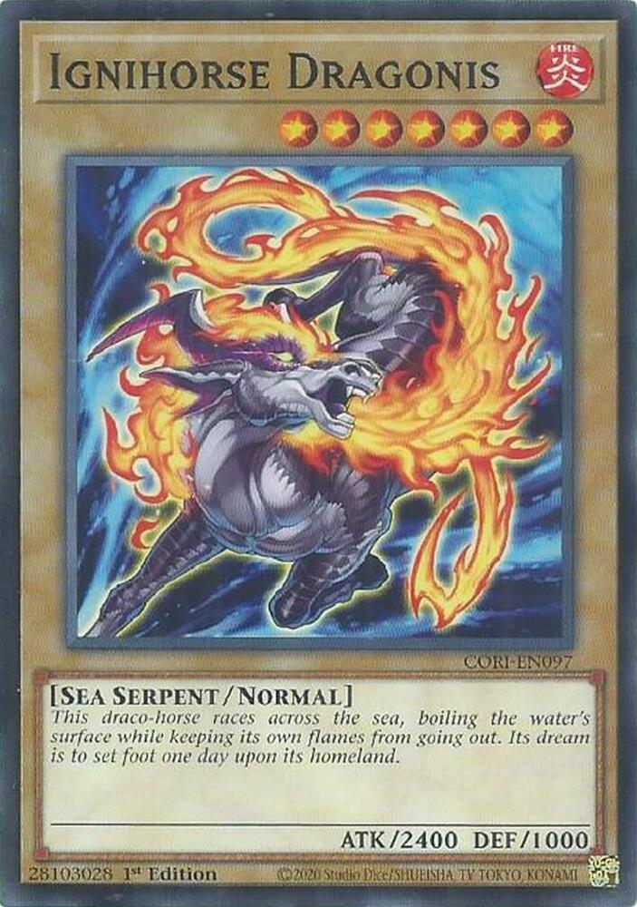 Ignihorse Dragonis CORI-EN097 card from Chaos Origins