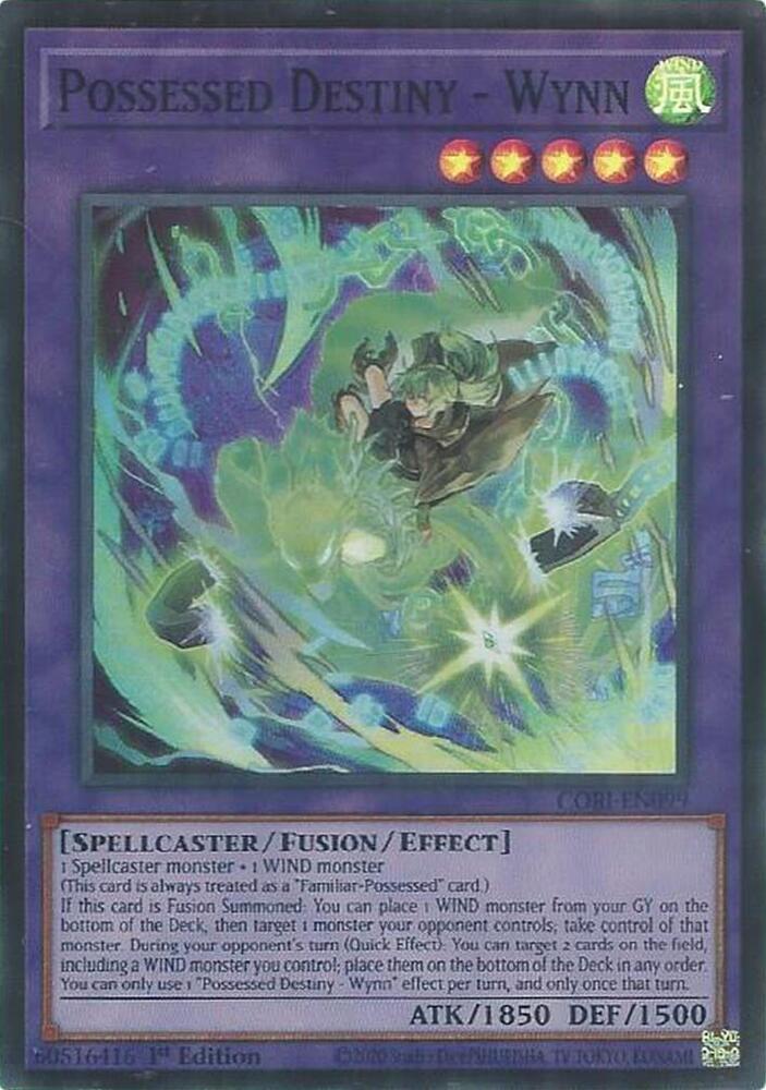 Possessed Destiny - Wynn CORI-EN099 card from Chaos Origins