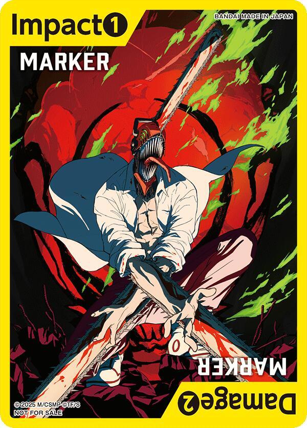 Marker Card (CHAINSAW MAN) card from Union Arena Promotion Cards