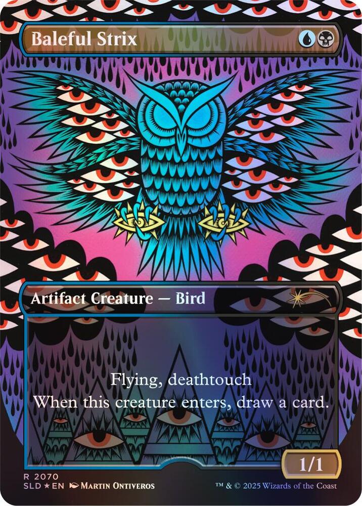 Baleful Strix (Rainbow Foil) 2070 card from Secret Lair Drop Series