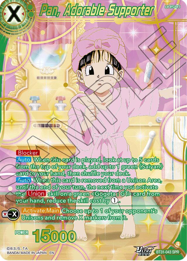 Pan, Adorable Supporter (SPR) BT31-043 card from Impact Beyond Dimensions