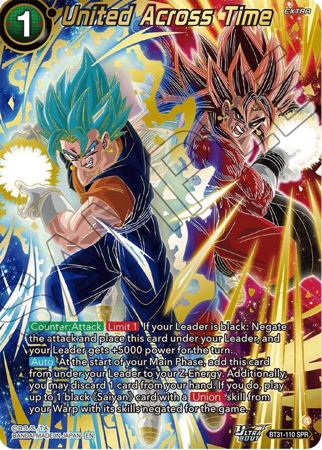 United Across Time (SPR) BT31-110 card from Impact Beyond Dimensions